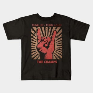 Tune up . Turn loud The Cramps Kids T-Shirt